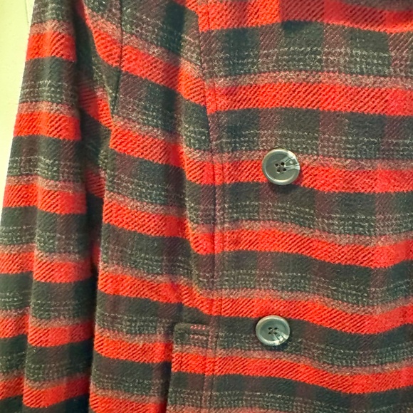 cabi Snow Valley Jacket, #3852, S, EUC, Red/Black Plaid, Flannel - Picture 7 of 14